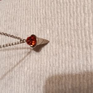 Mignon Faget Strawberry Snowball Necklace